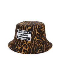 Tan Leopard Bucket Hat