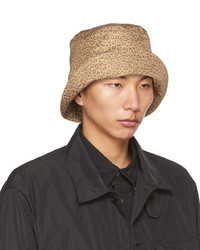 Engineered Garments Brown Leopard Print Bucket Hat