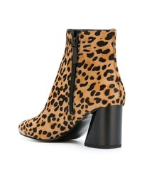 Kendall & Kylie Kendallkylie Hadlee Leopard Print Ankle Boots