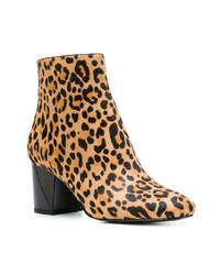 Kendall & Kylie Kendallkylie Hadlee Leopard Print Ankle Boots