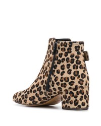 Tila March Leopard Print Ankle Boots