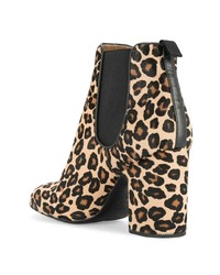 Laurence Dacade Mia Leopard Print Ankle Boots