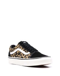 Vans Leopard Print Panelled Sneakers
