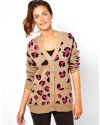 Lucca Couture Leopard Cardigan