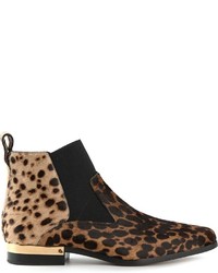 leopard chelsea boots womens