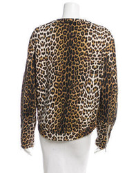 3.1 Phillip Lim Leopard Print Sweatshirt