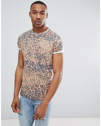 ASOS DESIGN T Shirt With Leopard Print
