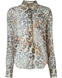 Chloé Leopard Print Shirt
