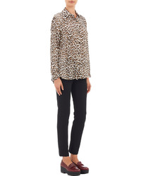 Carven Leopard Print Shirt