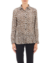 Carven Leopard Print Shirt