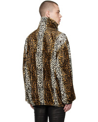 Situationist Brown Faux Fur Jacket