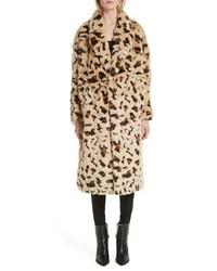 Junya Watanabe Faux Fur Leopard Coat