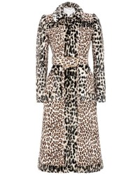 Stella McCartney Leopard Jacquard Bertille Coat