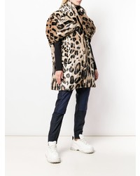 Junya Watanabe Leopard Print Wrap Coat