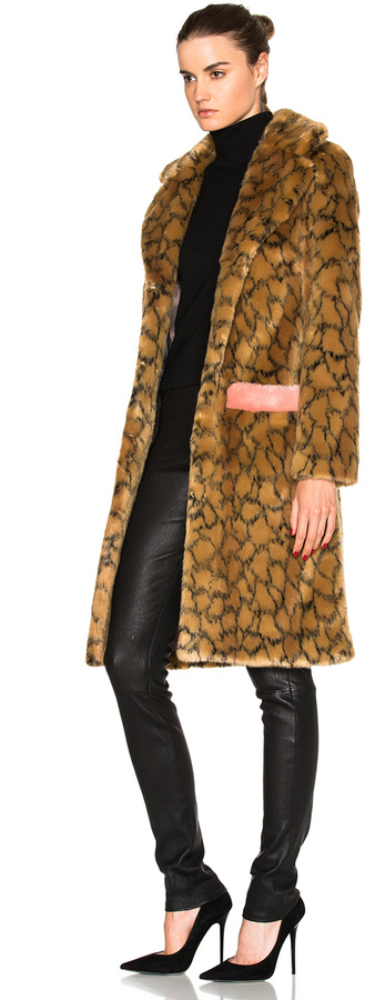 Shrimps Claude Faux Fur Coat, $855 | Forward By Elyse Walker