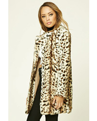 Forever 21 Twelve Faux Leopard Fur Coat
