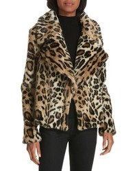 Milly Cole Faux Fur Cheetah Jacket