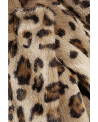 Theory Clairene Leopard Print Faux Fur Jacket Leopard Print