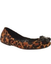 Jessica Simpson Malisa Tan Lima Leopard Ornated Shoes