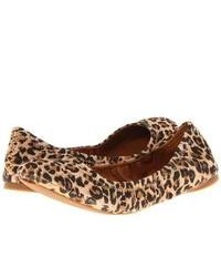 Lucky Brand Emmie Flat Shoes Luxe Leopard