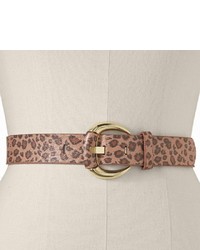 XOXO Leopard Covered Buckle Belt Extended Size