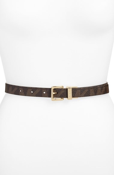 MICHAEL Michael Kors Michl Michl Kors Reversible Leopard Print Leather Belt,  $42, Nordstrom