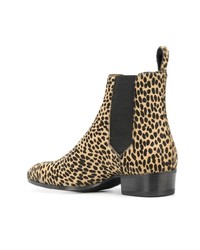 Barbanera Leopard Print Ankle Boots