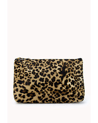 Forever 21 Leopard Print Cosmetic Pouch