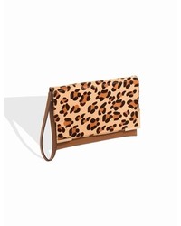The Limited Leopard Print Haircalf Clutch