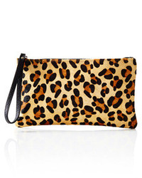 The Limited Midsize Leopard Haircalf Clutch