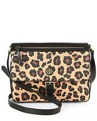 Tory Burch Kerrington Leopard Print Messenger Bag, $295 | Saks Fifth Avenue  | Lookastic