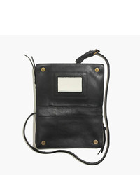 Madewell The Twin Pouch Crossbody In Leopard