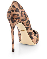 Dolce & Gabbana Leopard Print Leather Pumps