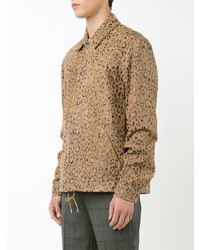 Alexander Wang Leopard Print Shirt Jacket