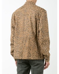 Alexander Wang Leopard Print Shirt Jacket