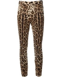 Dolce & Gabbana Leopard Print Leggings