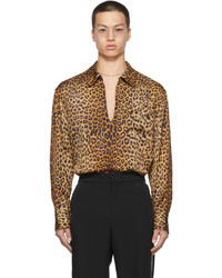 Commission Leopard Front Cut Rodeo Shirt