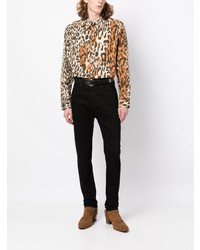 Needles Leopard Print Cotton Shirt