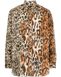 Needles Leopard Print Cotton Shirt