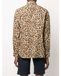 Tintoria Mattei Leopard Print Design Shirt