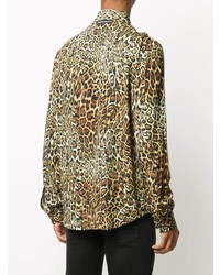 Just Cavalli Leopard Print Shirt