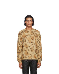 Tan Leopard Long Sleeve T-Shirt