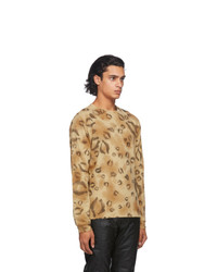 1017 Alyx 9Sm Brown Leopard Long Sleeve T Shirt