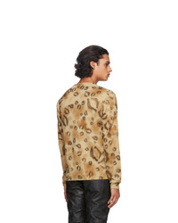 1017 Alyx 9Sm Brown Leopard Long Sleeve T Shirt