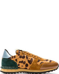 Valentino Leopard Calf Hair Sneaker
