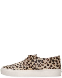 Maruti Leopard Printed Ponyskin Low Sneakers