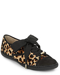 Midori Leopard Print Calf Hair Sneakers