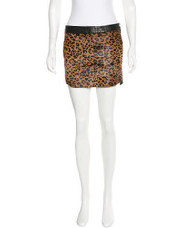 Mason Leopard Mini Skirt W Tags
