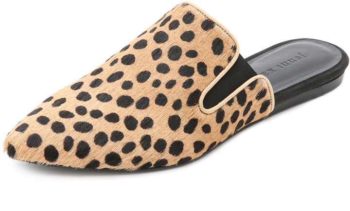 Jenni Kayne Leopard Mule Slides, $425 