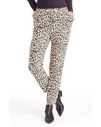 Hugo Boss Simiss Silk Leopard Print Pants